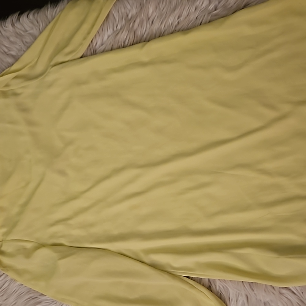 Worthington Yellow Long-Sleeve Dress – Size Medium Petite (NWT) - Picture 6 of 6